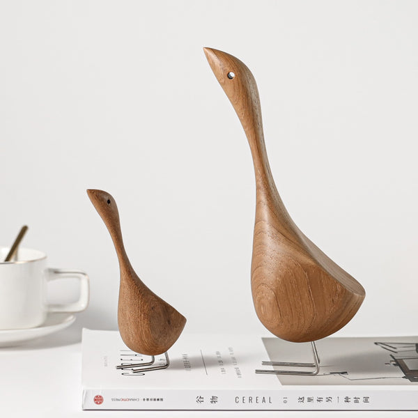Minimalist Decorative Sculpture Ducklings - Kit 2 pcs